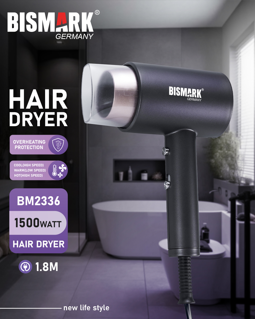 HAIR DRYER 2336 post