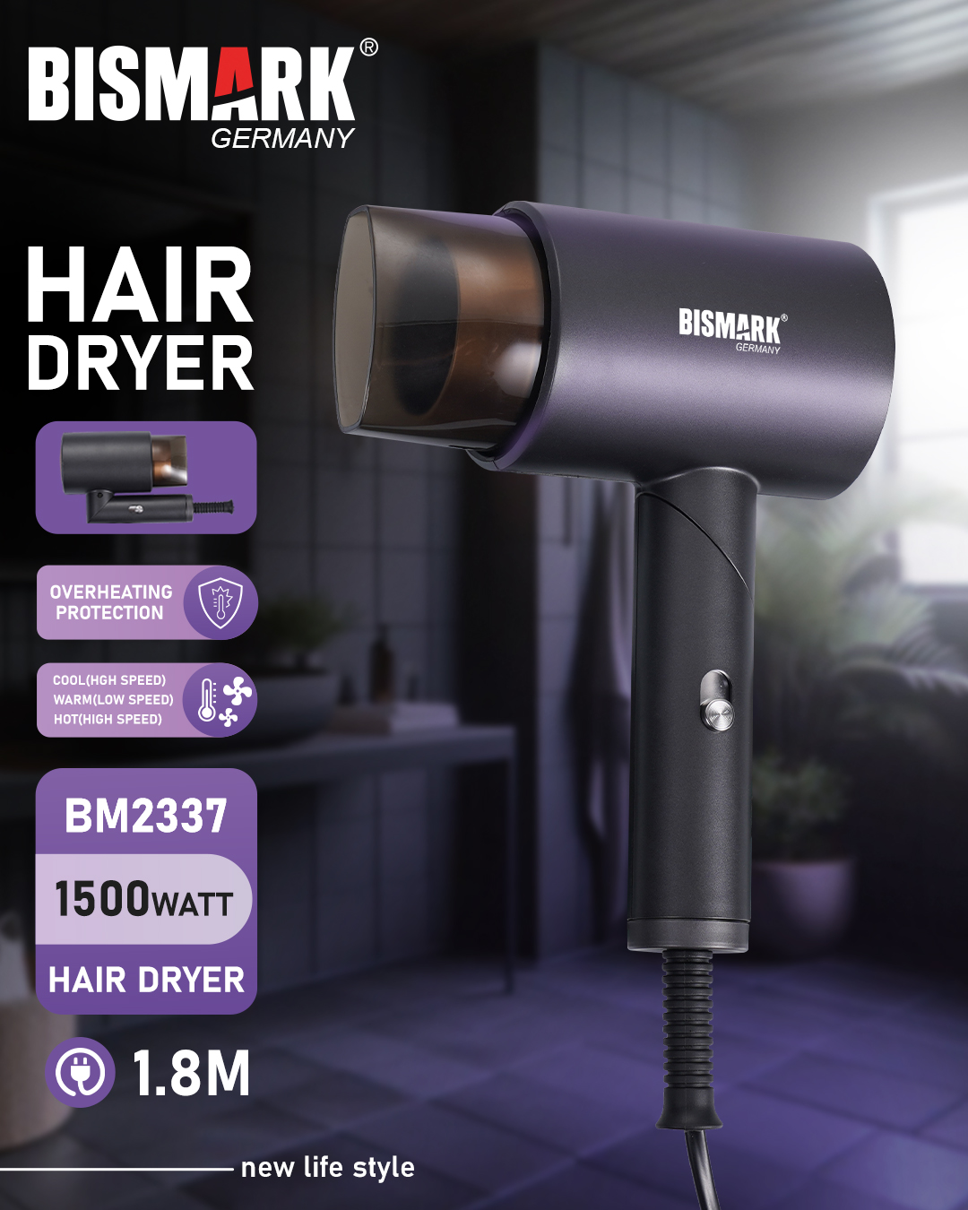 HAIR DRYER 2337 post