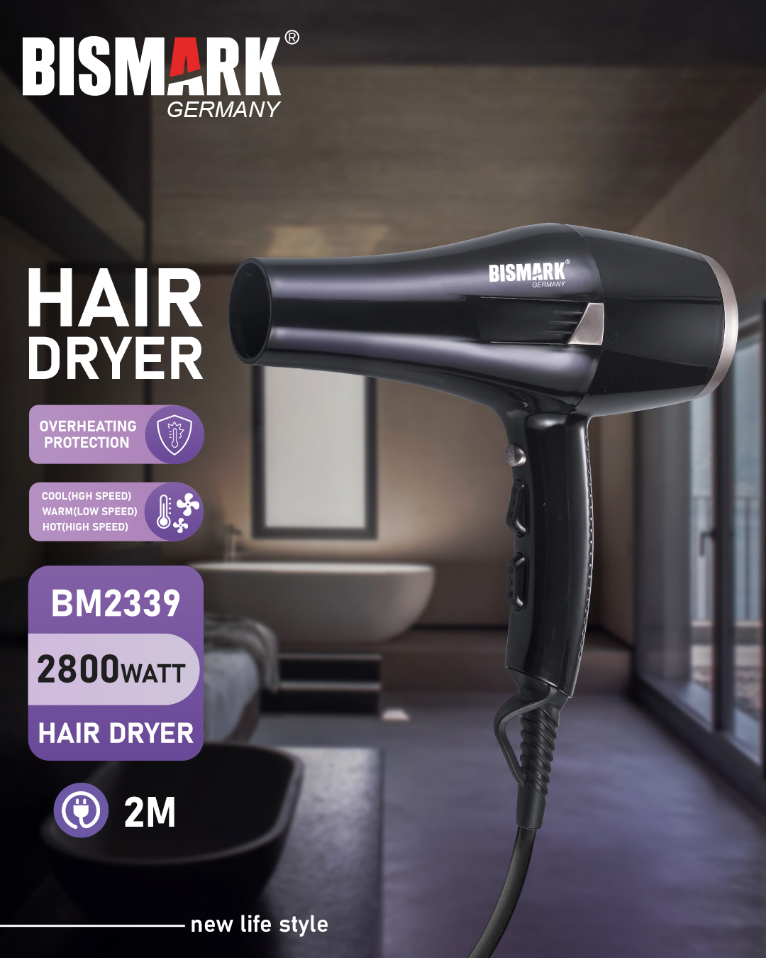 HAIR DRYER 2339 post